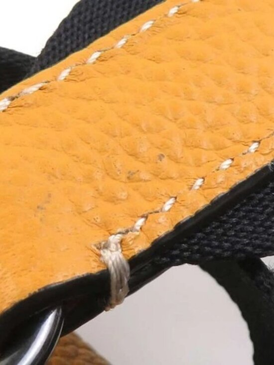 Auth COACH Body Bag Yellow Leather - r11072k main image 5